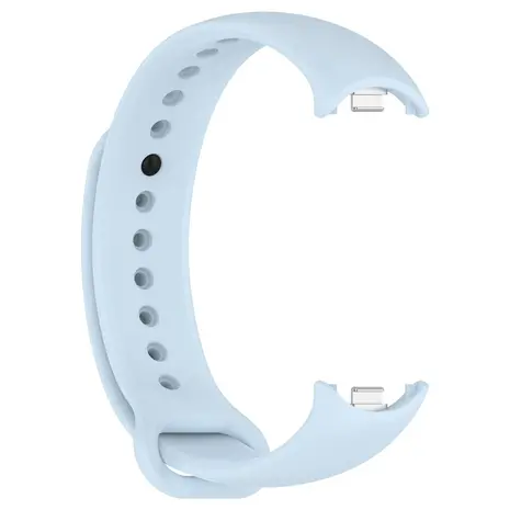 Strap-it® Strap-it Xiaomi Smart Band 9 siliconen bandje (lichtblauw)