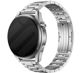 Strap-it® Huawei Watch GT Runner 'one push' titanium band (titanium)