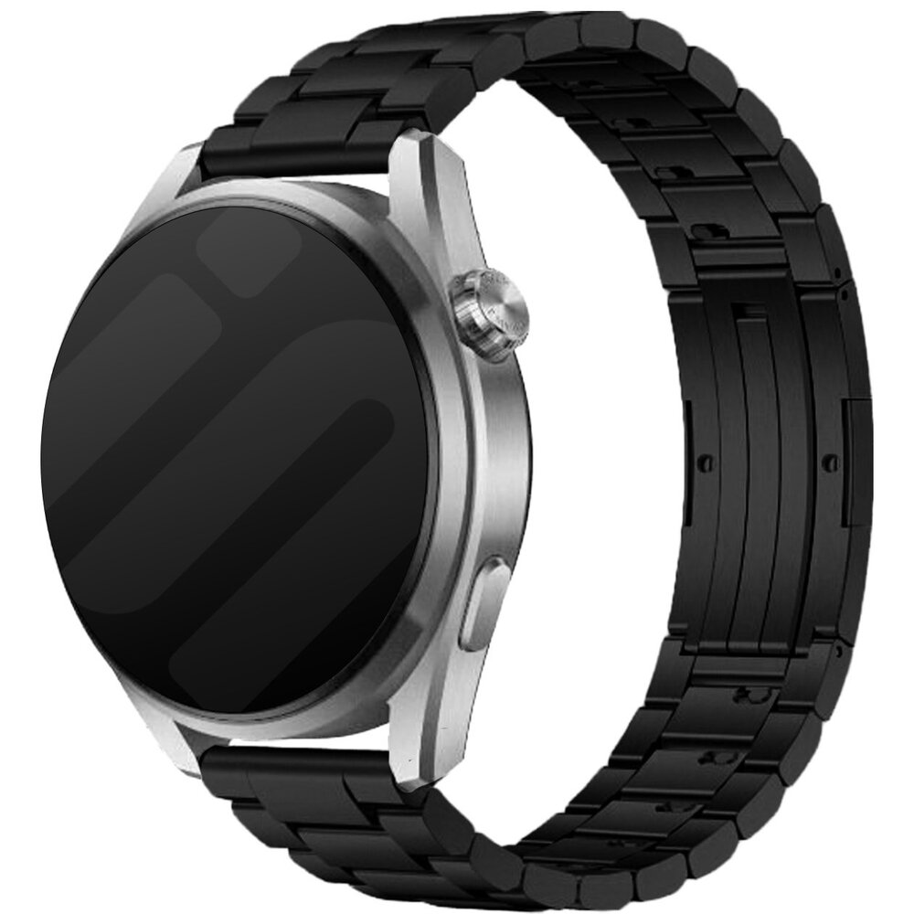 Strap-it® Strap-it Polar Grit X Pro 'one push' titanium band (zwart)