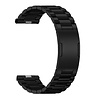 Strap-it® Strap-it Amazfit Bip 5 'one push' titanium band (zwart) Strap-it® Strap-it Amazfit Bip 5 'one push' titanium band (zwart)