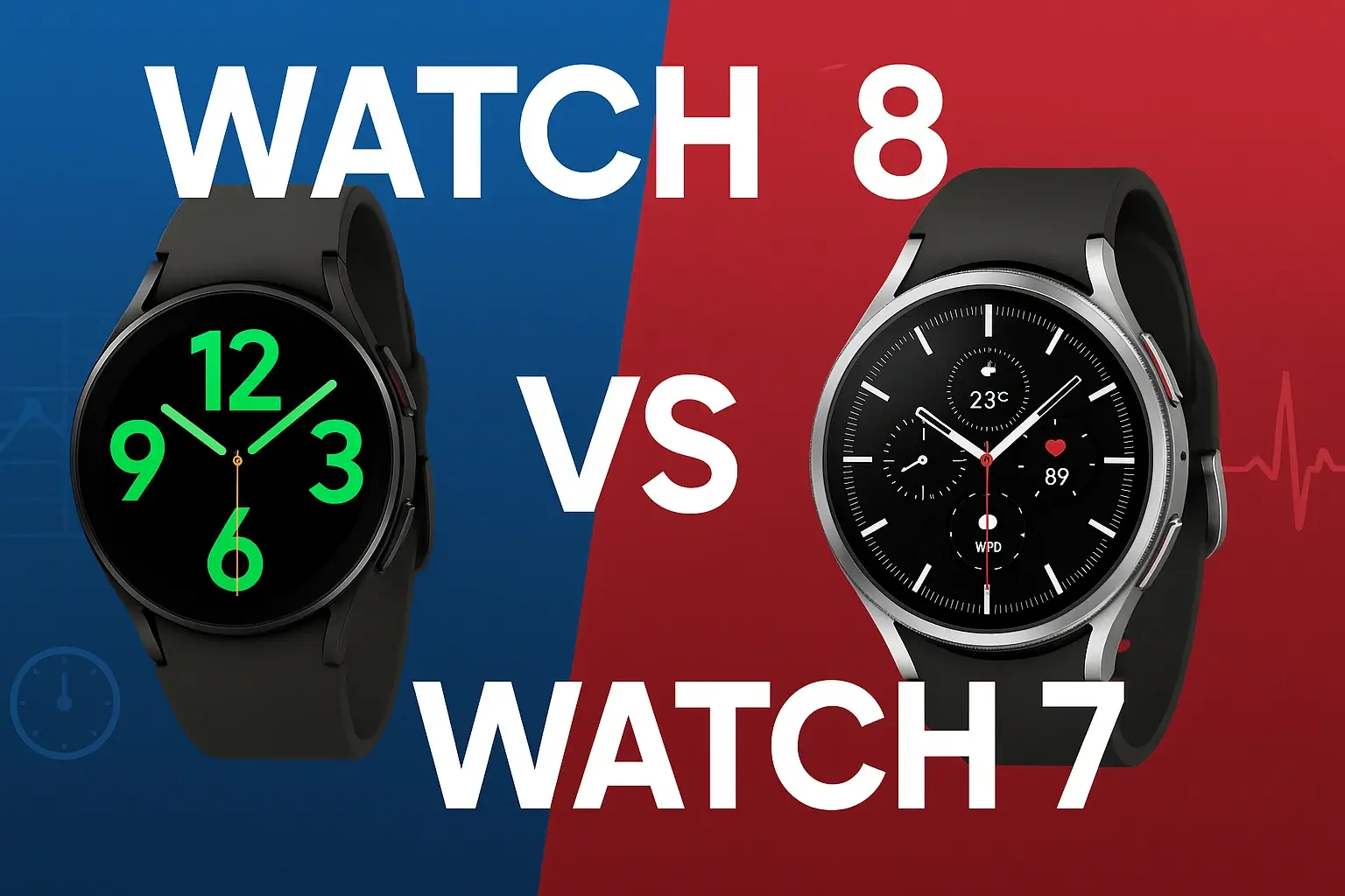 Samsung Galaxy Watch 8 vs Galaxy Watch 7 Samsung Galaxy Watch 8 vs Galaxy Watch 7
