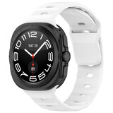 Strap-it® Samsung Galaxy Watch Ultra 2025 outdoor siliconen bandje (wit)