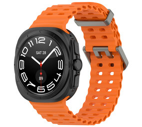Strap-it® Samsung Galaxy Watch Ultra 2025 Ocean bandje (oranje) Strap-it® Samsung Galaxy Watch Ultra 2025 Ocean bandje (oranje)