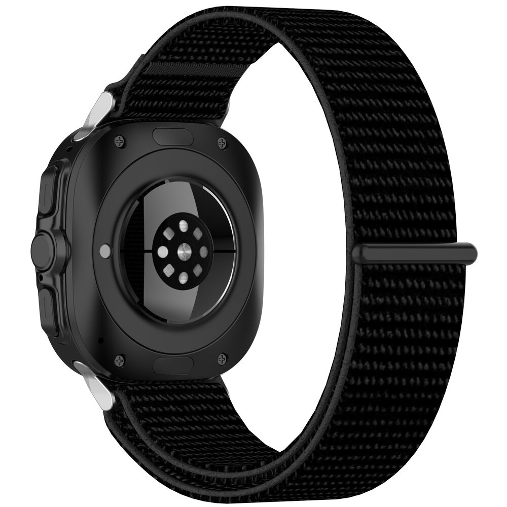 Strap-it® Strap-it Samsung Galaxy Watch Ultra 2025 nylon band (zwart)