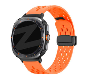 Bandz Bandz Samsung Galaxy Watch Ultra 2025 D-buckle sport band 'Air' (oranje)