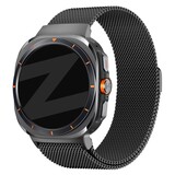 Bandz Bandz Samsung Galaxy Watch Ultra 2025 Milanese loop band (zwart)