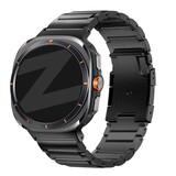 Bandz Bandz Samsung Galaxy Watch Ultra 2025 titanium band 'Classic' (zwart)