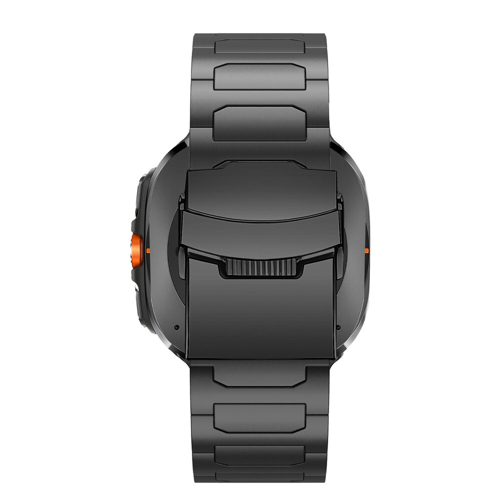 Bandz Bandz Samsung Galaxy Watch Ultra 2025 titanium band 'Deluxe' (zwart)