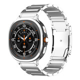 Strap-it® Samsung Galaxy Watch Ultra 2025 titanium band (zilver)