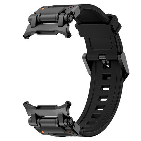 Strap-it® Strap-it Samsung Galaxy Watch Ultra 2025 'Explorer' TPU band (zwart met zwart)