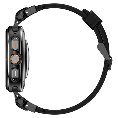 Strap-it® Strap-it Samsung Galaxy Watch Ultra 2025 'Explorer' TPU band (zwart met zwart)