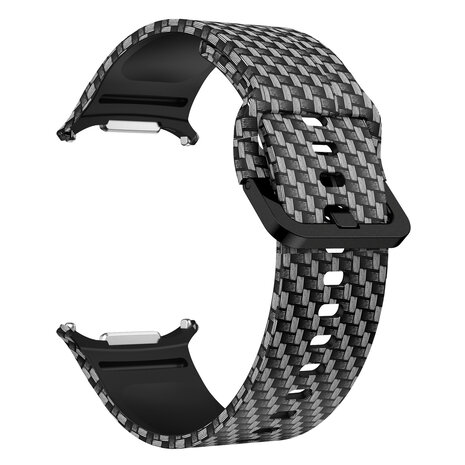 Strap-it® Strap-it Carbon Fiber Samsung Galaxy Watch Ultra 2025 siliconen bandje