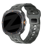 Bandz Bandz Samsung Galaxy Watch Ultra 2025 siliconen band 'Hexagons' (donkergrijs) Bandz Bandz Samsung Galaxy Watch Ultra 2025 siliconen band 'Hexagons' (donkergrijs)