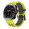 Strap-it® Strap-it Samsung Galaxy Watch Ultra 2025 wave siliconen bandje (lime/donkergrijs) Strap-it® Strap-it Samsung Galaxy Watch Ultra 2025 wave siliconen bandje (lime/donkergrijs)