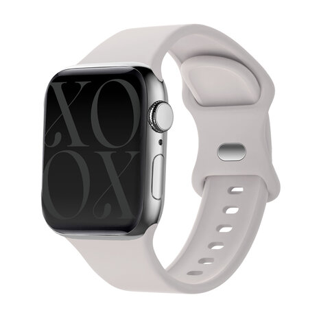 xoxo Wildhearts xoxo Wildhearts Apple Watch siliconen bandje (sterrenlicht)