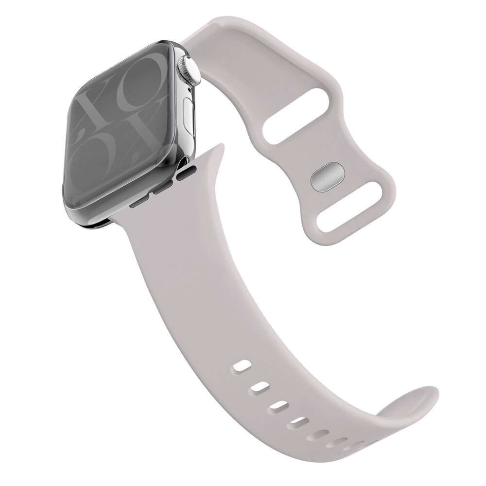 xoxo Wildhearts xoxo Wildhearts Apple Watch siliconen bandje (sterrenlicht)