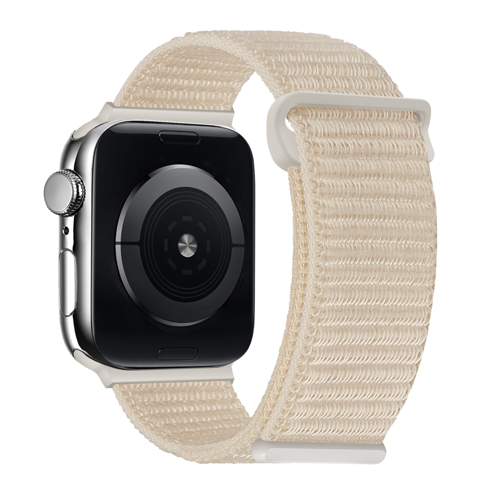xoxo Wildhearts xoxo Wildhearts Apple Watch nylon bandje (apricot)