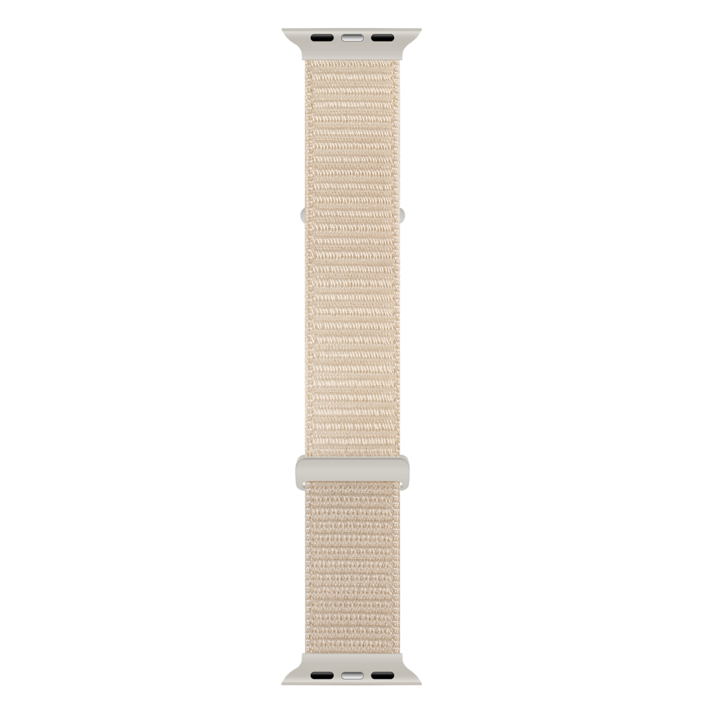 xoxo Wildhearts xoxo Wildhearts Apple Watch nylon bandje (apricot)