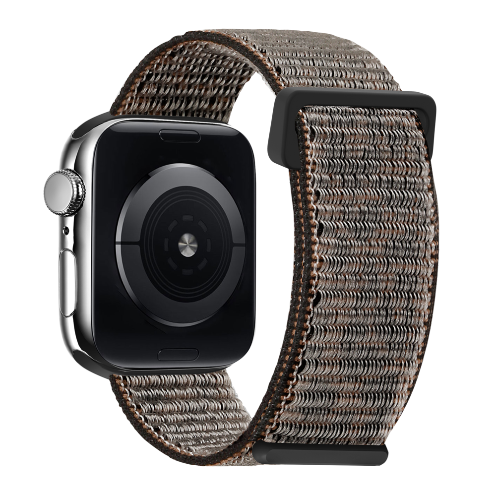 xoxo Wildhearts xoxo Wildhearts Apple Watch nylon bandje (black leopard)