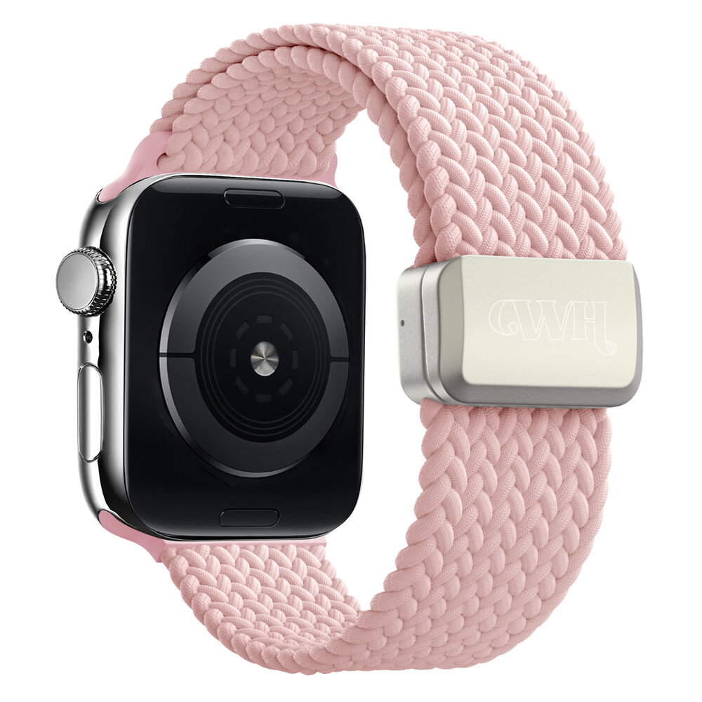 xoxo Wildhearts xoxo Wildhearts Apple Watch braided bandje (roze)