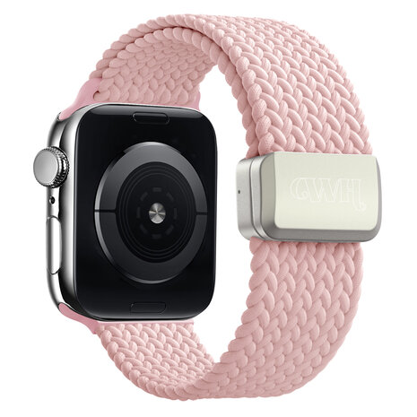 xoxo Wildhearts xoxo Wildhearts Apple Watch braided bandje (roze)