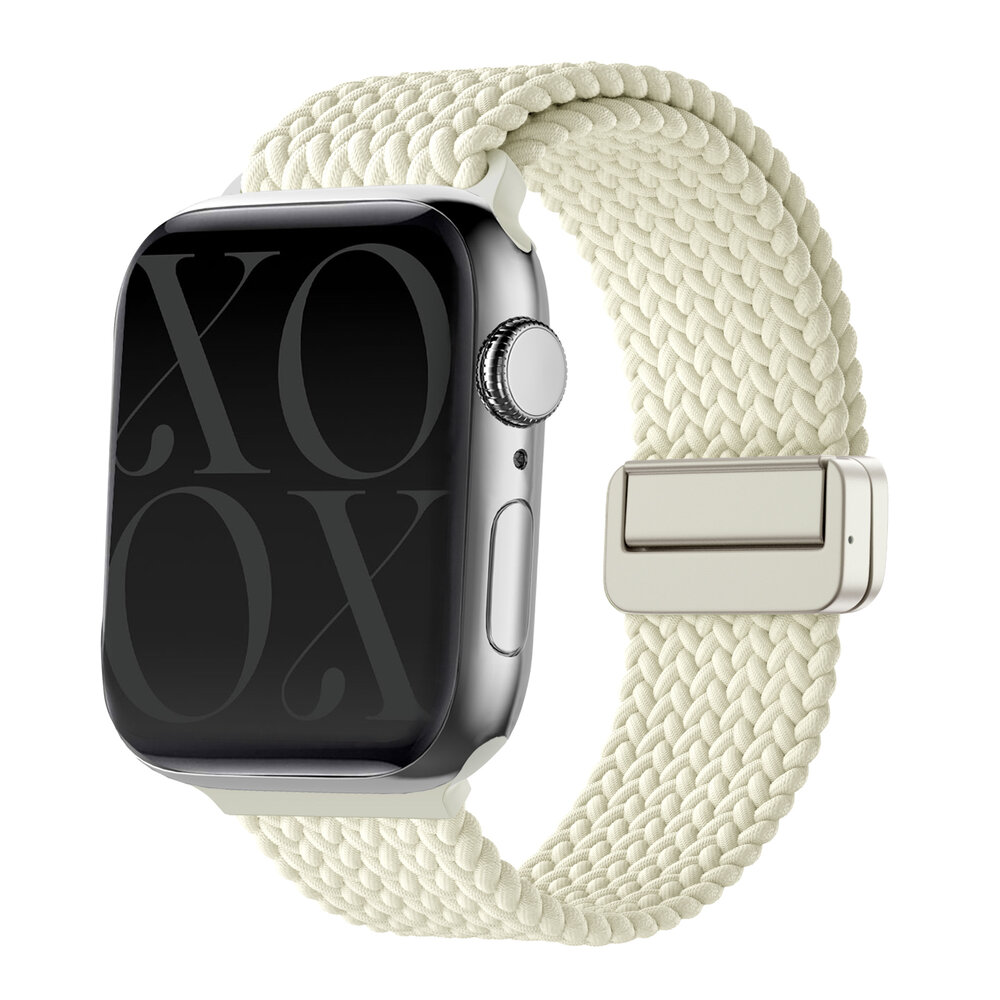 xoxo Wildhearts xoxo Wildhearts Apple Watch braided bandje (sterrenlicht)