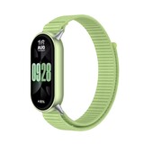Strap-it® Xiaomi Smart Band 8 modern nylon band (veld groen)