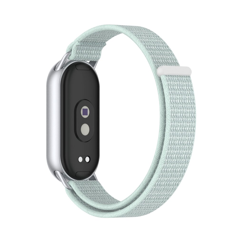 Strap-it® Strap-it Xiaomi Smart Band 8 modern nylon band (cyaan)