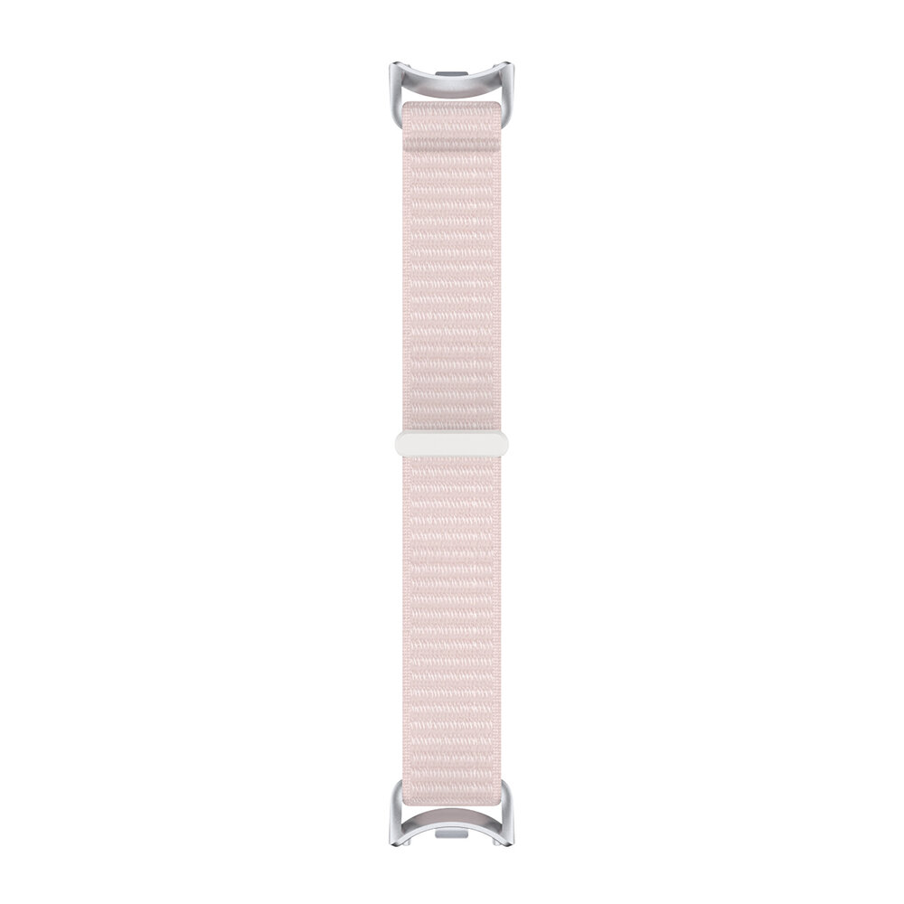 Strap-it® Strap-it Xiaomi Smart Band 8 modern nylon band (lichtroze) Strap-it® Strap-it Xiaomi Smart Band 8 modern nylon band (lichtroze)