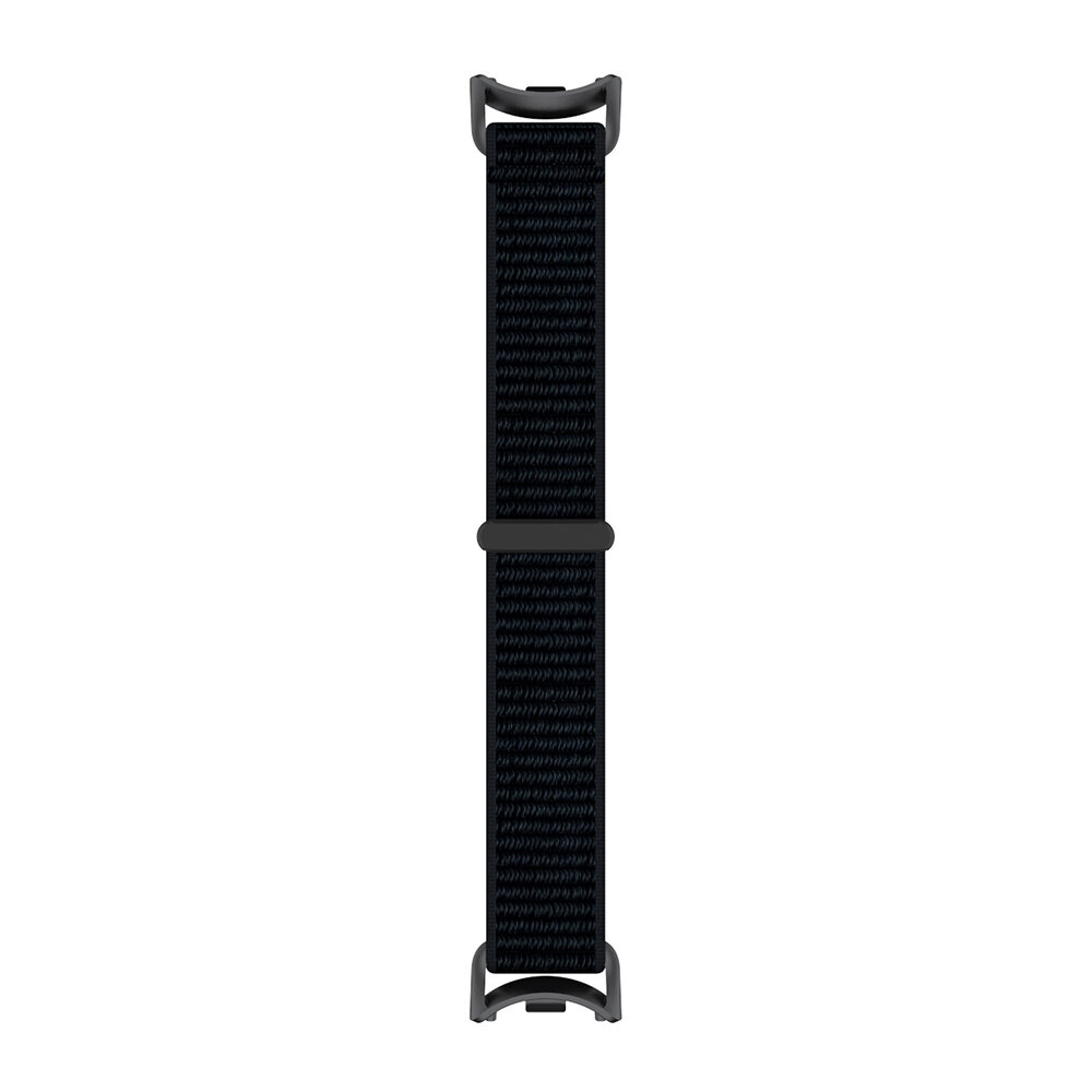 Strap-it® Strap-it Xiaomi Smart Band 8 modern nylon band (zwart)