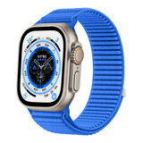 Strap-it® Apple Watch wave nylon band (royaal blauw)