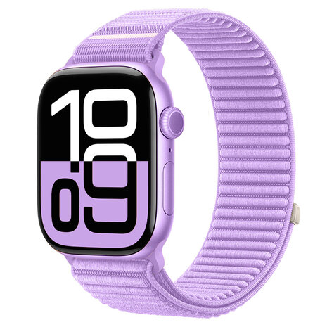 Strap-it® Strap-it Apple Watch wave nylon band (paars) Strap-it® Strap-it Apple Watch wave nylon band (paars)