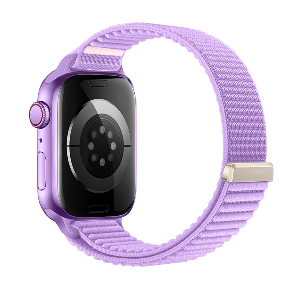 Strap-it® Strap-it Apple Watch wave nylon band (paars) Strap-it® Strap-it Apple Watch wave nylon band (paars)