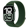 Strap-it® Strap-it Apple Watch wave nylon band (donkergroen) Strap-it® Strap-it Apple Watch wave nylon band (donkergroen)