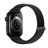 Strap-it® Strap-it Apple Watch wave nylon band (zwart) Strap-it® Strap-it Apple Watch wave nylon band (zwart)