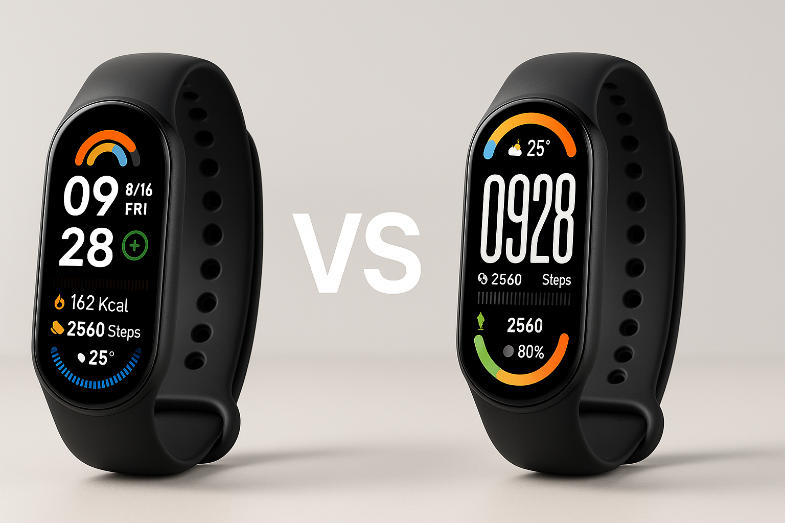 Xiaomi Smart Band 10 vs 9 Xiaomi Smart Band 10 vs 9