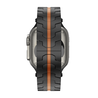 Bandz Bandz Apple Watch metalen grain band 'Deluxe' (zwart/oranje) Bandz Bandz Apple Watch metalen grain band 'Deluxe' (zwart/oranje)