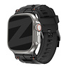 Bandz Bandz Apple Watch liquid siliconen band 'Explorer' (zwart met zwart) Bandz Bandz Apple Watch liquid siliconen band 'Explorer' (zwart met zwart)