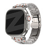 Bandz Bandz Apple Watch metalen grain band 'Deluxe' (titanium) Bandz Bandz Apple Watch metalen grain band 'Deluxe' (titanium)