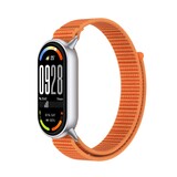 Strap-it® Xiaomi Smart Band 9 modern nylon band (oranje) Strap-it® Xiaomi Smart Band 9 modern nylon band (oranje)