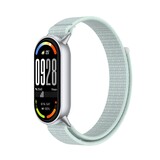 Strap-it® Xiaomi Smart Band 9 modern nylon band (cyaan) Strap-it® Xiaomi Smart Band 9 modern nylon band (cyaan)