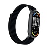 Strap-it® Strap-it Xiaomi Smart Band 9 modern nylon band (zwart) Strap-it® Strap-it Xiaomi Smart Band 9 modern nylon band (zwart)