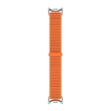 Strap-it® Strap-it Xiaomi Smart Band 10 modern nylon band (oranje)
