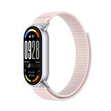 Strap-it® Xiaomi Smart Band 10 modern nylon band (lichtroze) Strap-it® Xiaomi Smart Band 10 modern nylon band (lichtroze)