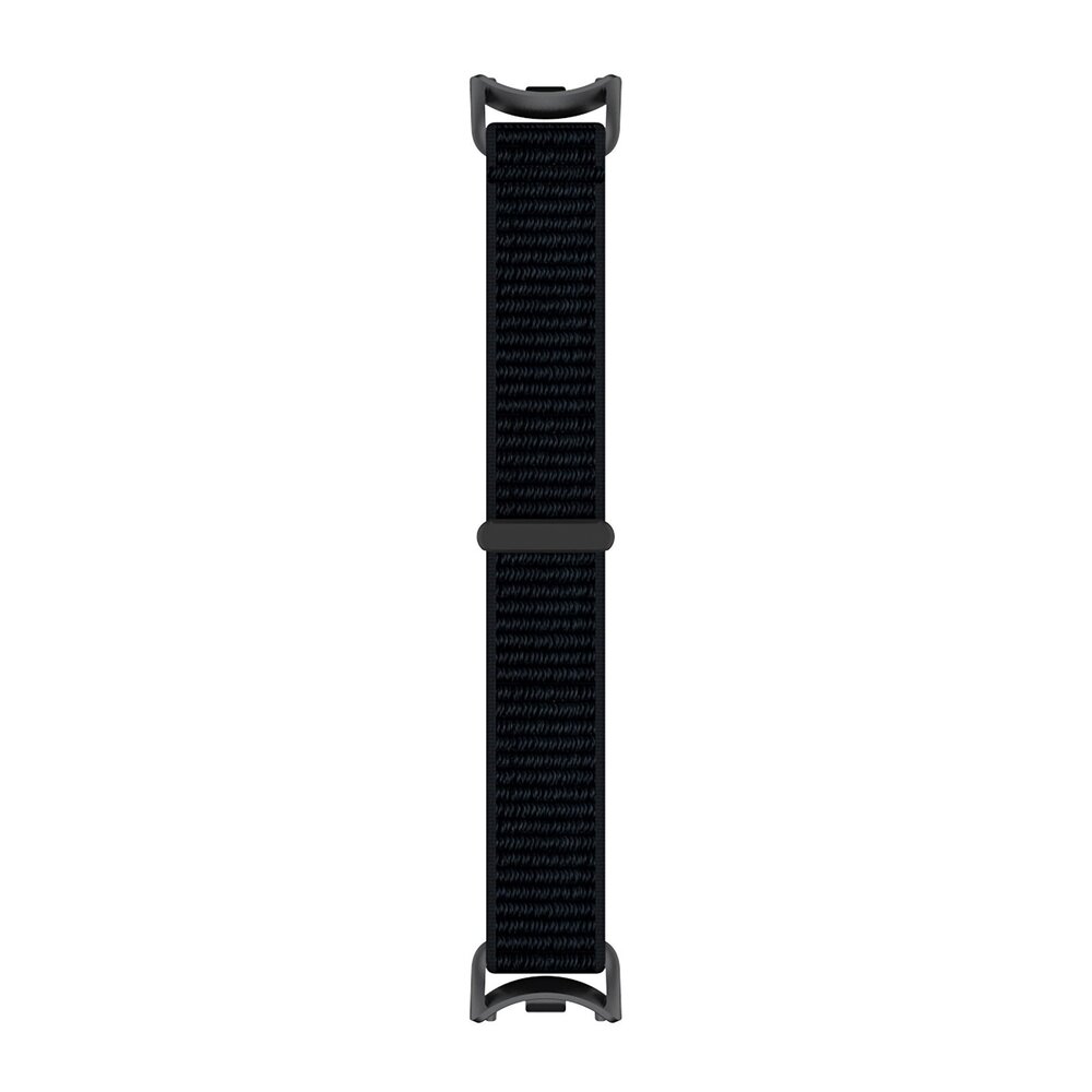 Strap-it® Strap-it Xiaomi Smart Band 10 modern nylon band (zwart)
