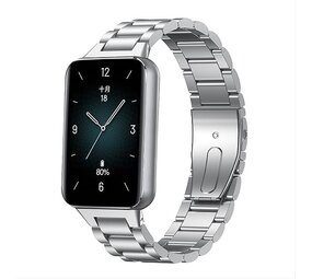 Strap-it® Honor Band 10 stalen band (zilver)