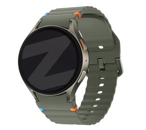 Bandz Bandz Samsung Galaxy Watch 4 Classic 42mm wave band 'Easy fit' (groen) Bandz Bandz Samsung Galaxy Watch 4 Classic 42mm wave band 'Easy fit' (groen)