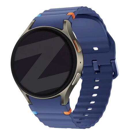 Bandz Bandz Samsung Galaxy Watch 5 Pro wave band 'Easy fit' (donkerblauw) Bandz Bandz Samsung Galaxy Watch 5 Pro wave band 'Easy fit' (donkerblauw)