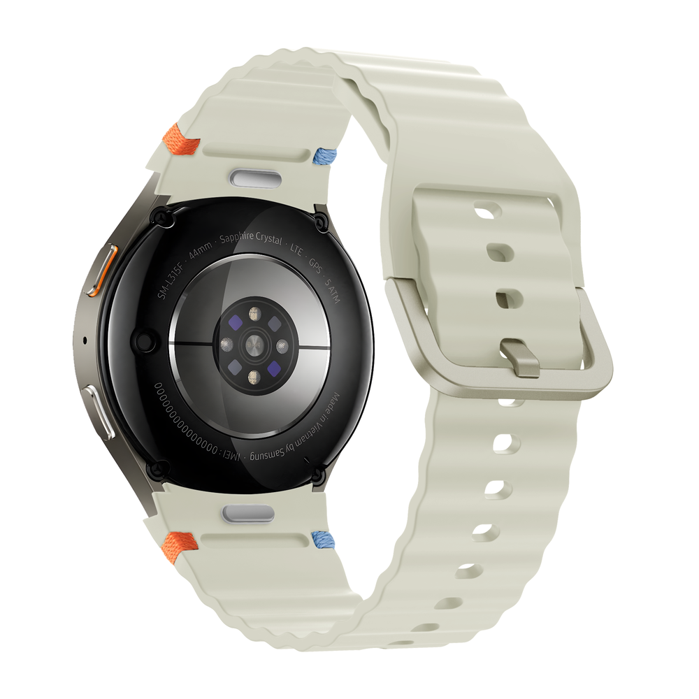 Bandz Bandz Samsung Galaxy Watch 5 Pro wave band 'Easy fit' (sterrenlicht) Bandz Bandz Samsung Galaxy Watch 5 Pro wave band 'Easy fit' (sterrenlicht)