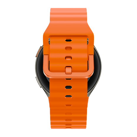 Bandz Bandz Samsung Galaxy Watch 6 Classic - 43mm wave band 'Easy fit' (oranje)